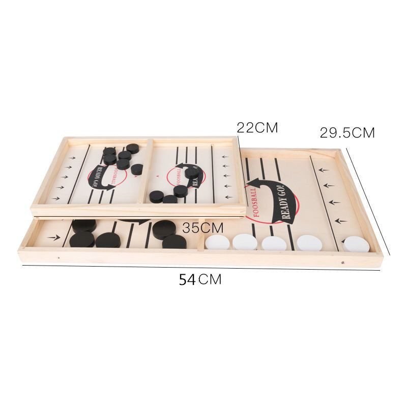 Board Game Land - Table Hockey Paced Sling Puck Board