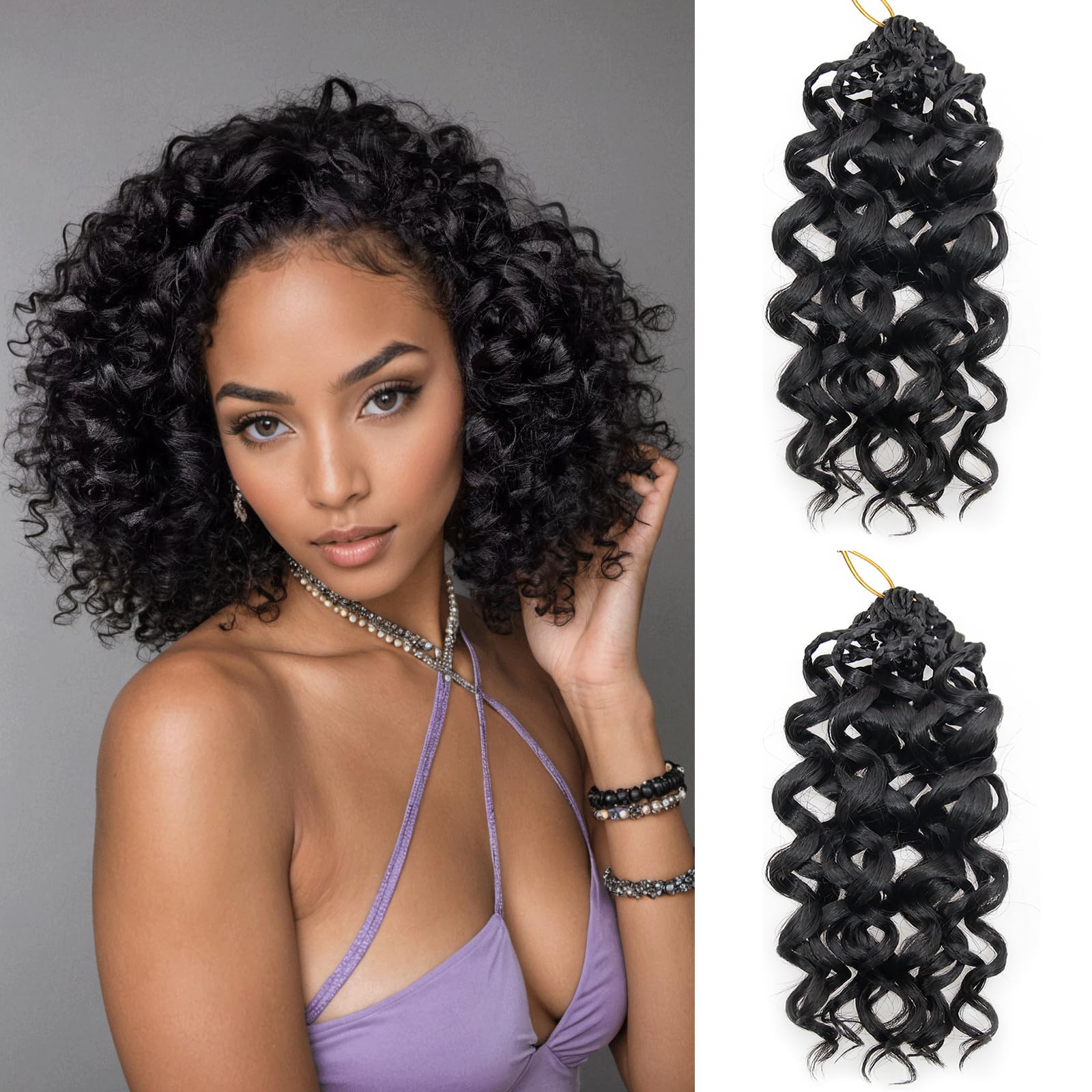 Board Game Yogi - 10”Gogo Curl Crochet Hair Short Curly