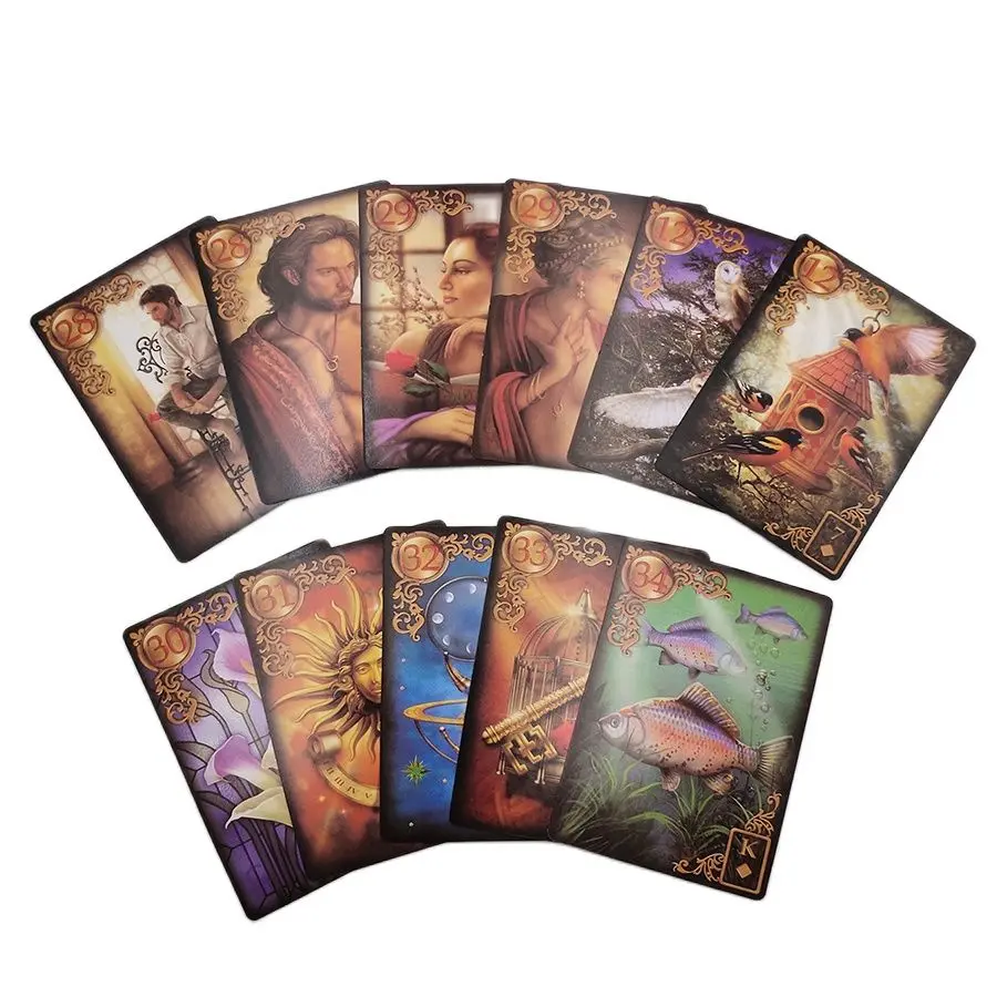 Board Game Online Free - Reverie Lenormand Tarot Deck 47 Cards