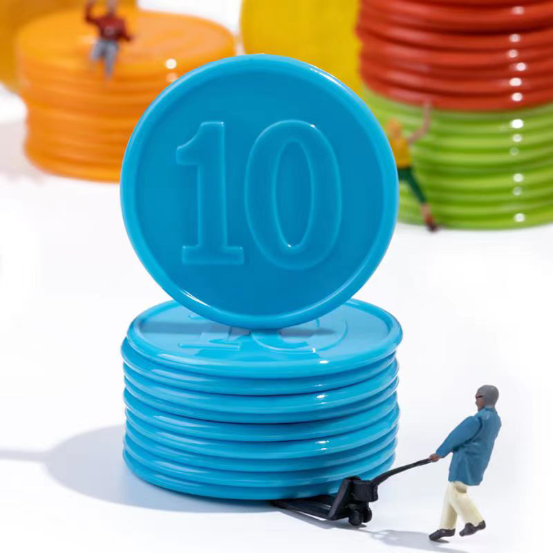 40PCS Poker Chips With Numbers - огляд і ціна Board Game With Chips