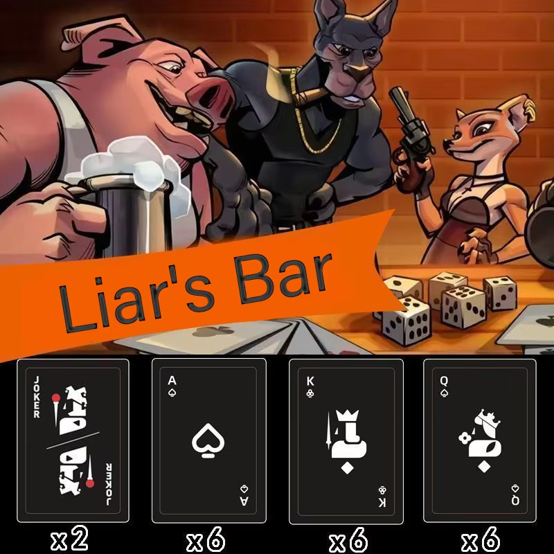 Liars Bar Table Card Game Card - огляд і ціна Board Game Land