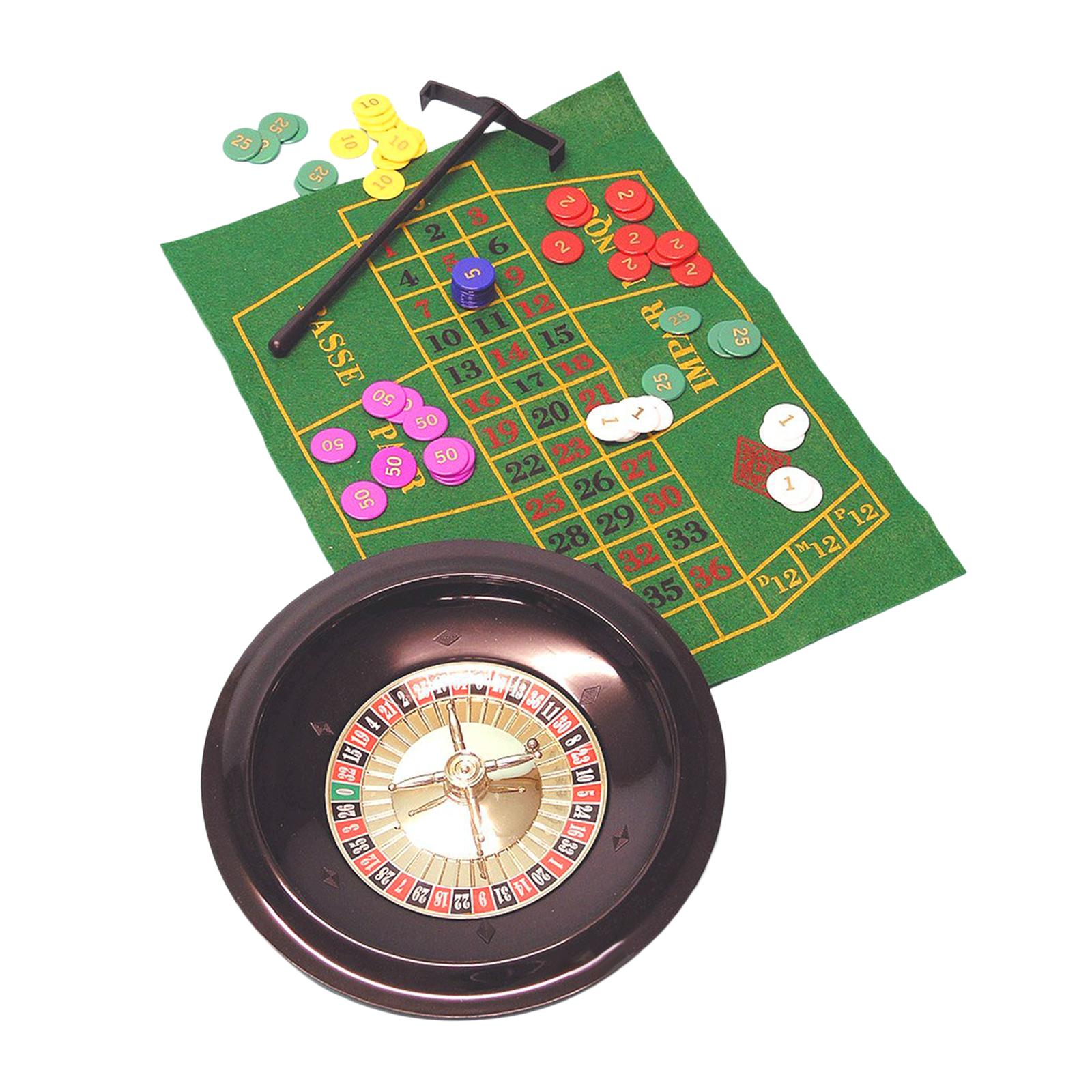 10 Inches Roulette Wheel with  - огляд і ціна Board Game With Chips