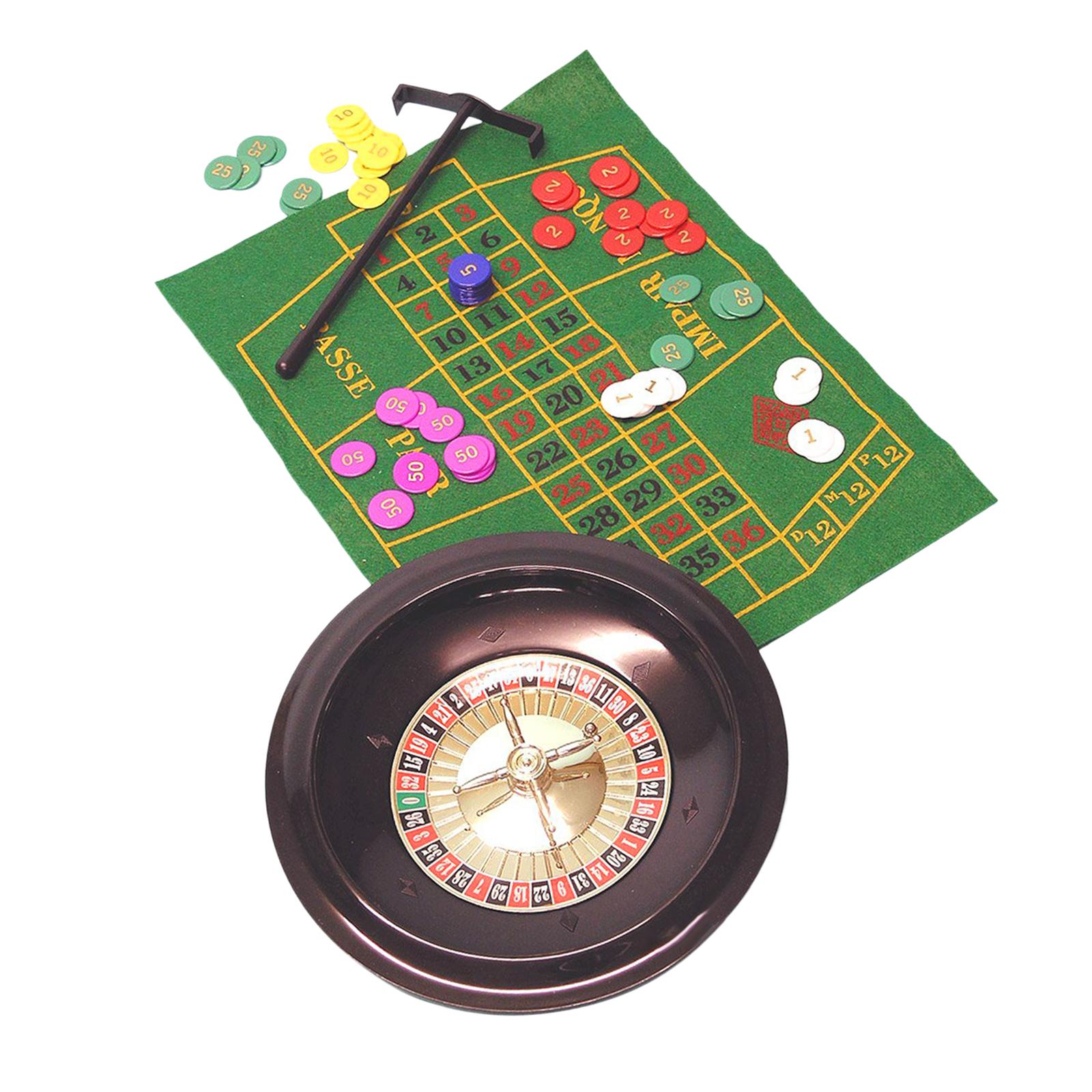 10 Inches Roulette Wheel with  - огляд і ціна Board Game With Chips