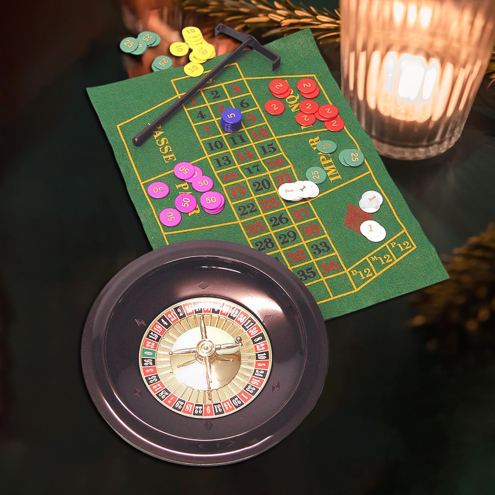 10 Inches Roulette Wheel with  - огляд і ціна Board Game With Chips
