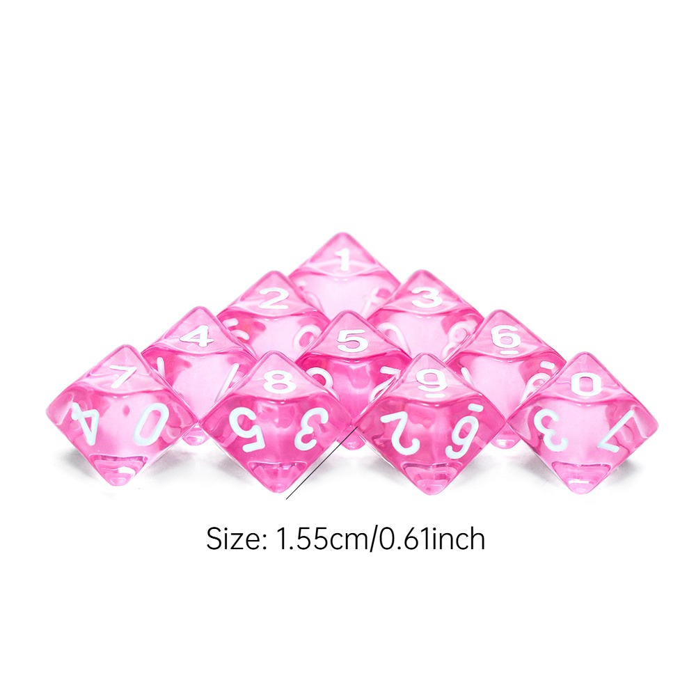 Board Game D10 Dice 10pcs Digi - огляд і ціна Board Game Land