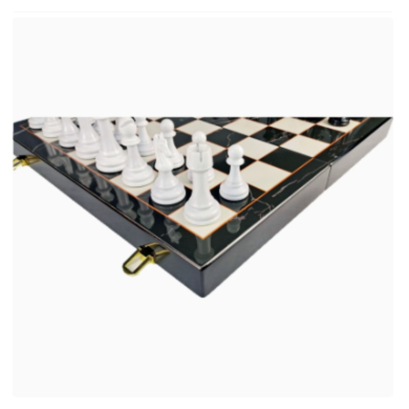 High-End Solid Wood Marble Pat - огляд і ціна Game Storage Box