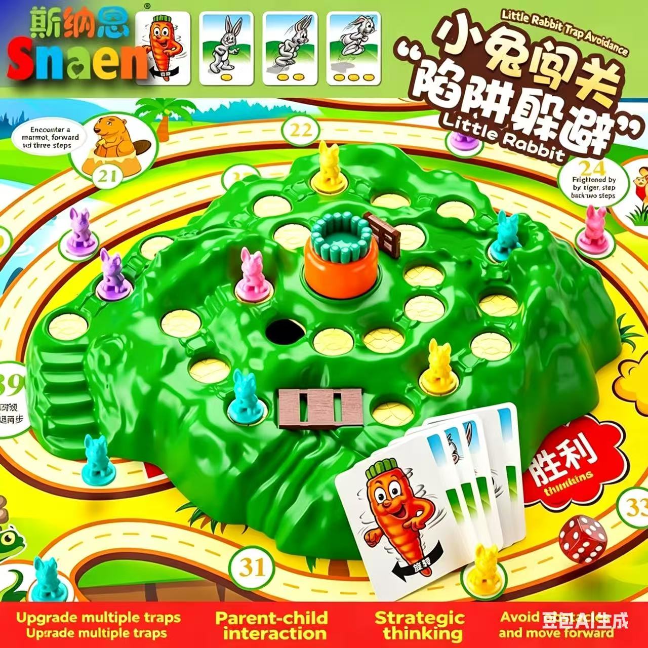 Hot Sale Fun Toy Rabbit Trap U - огляд і ціна Board Game Land
