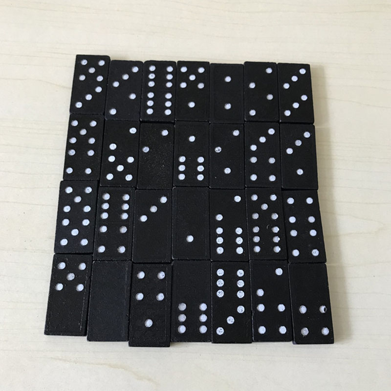 28pcs/Set Wooden Domino Board  - огляд і ціна Board Game Land