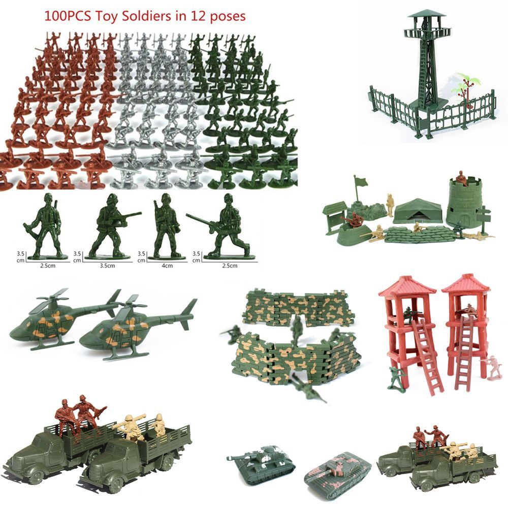 100pcs/set Plastic Soldiers Ar - огляд і ціна Board Game Risk