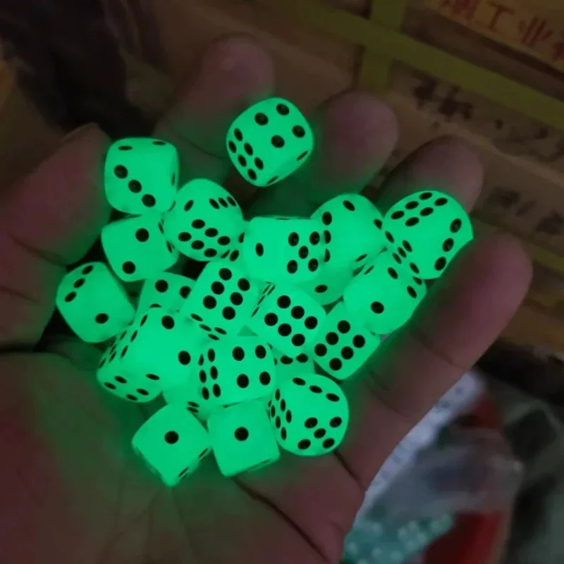 6-36Pcs 14mm Luminous Dice 6 S - огляд і ціна Board Game Land