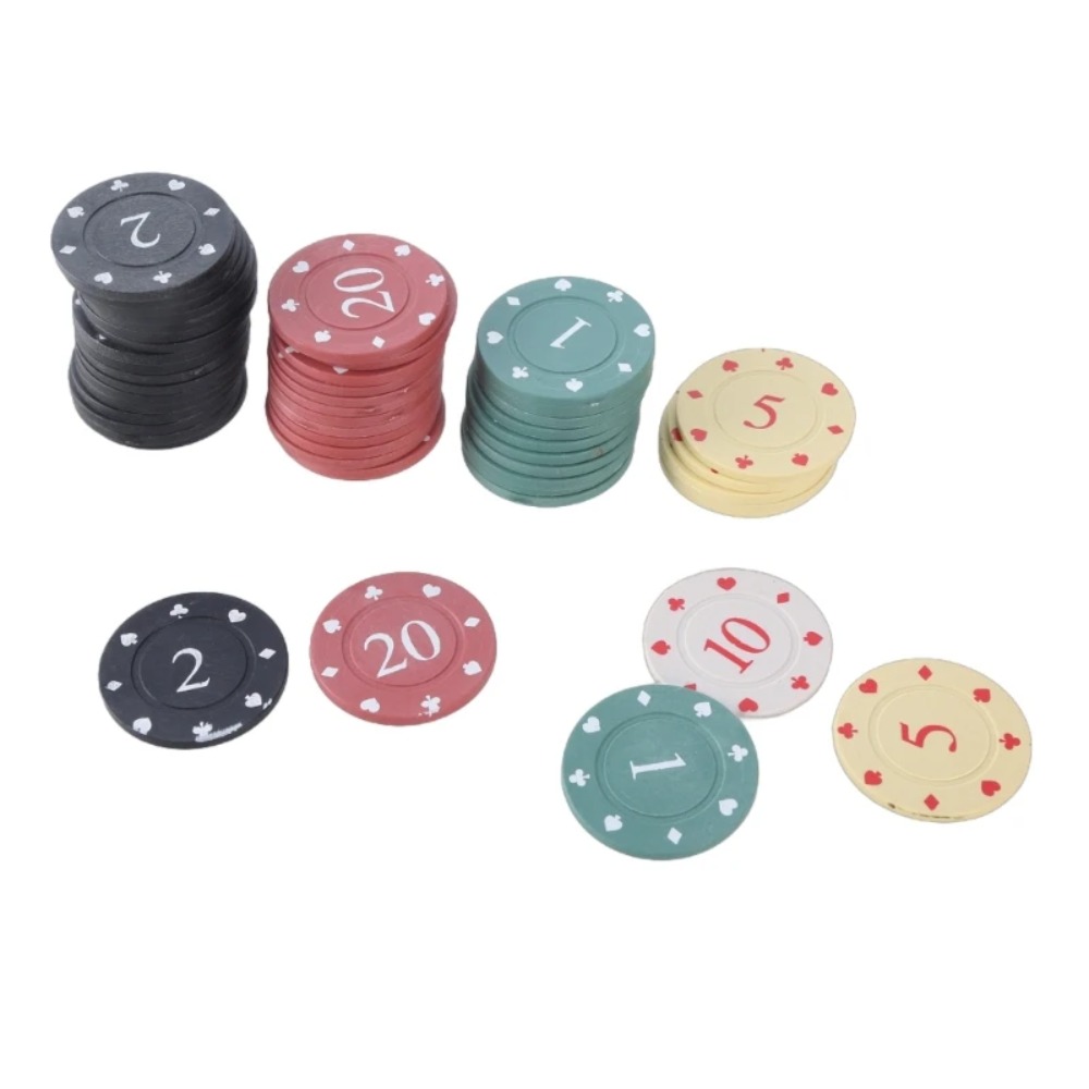100Pcs Various denominations D - огляд і ціна Board Game With Chips