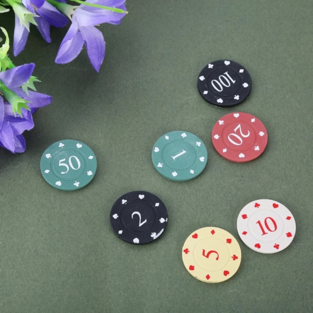 100Pcs Various denominations D - огляд і ціна Board Game With Chips