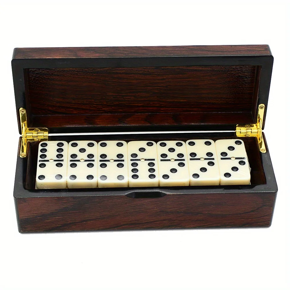 [Wooden Dominoes Game Set] 28p - огляд і ціна Board Game Monopoli