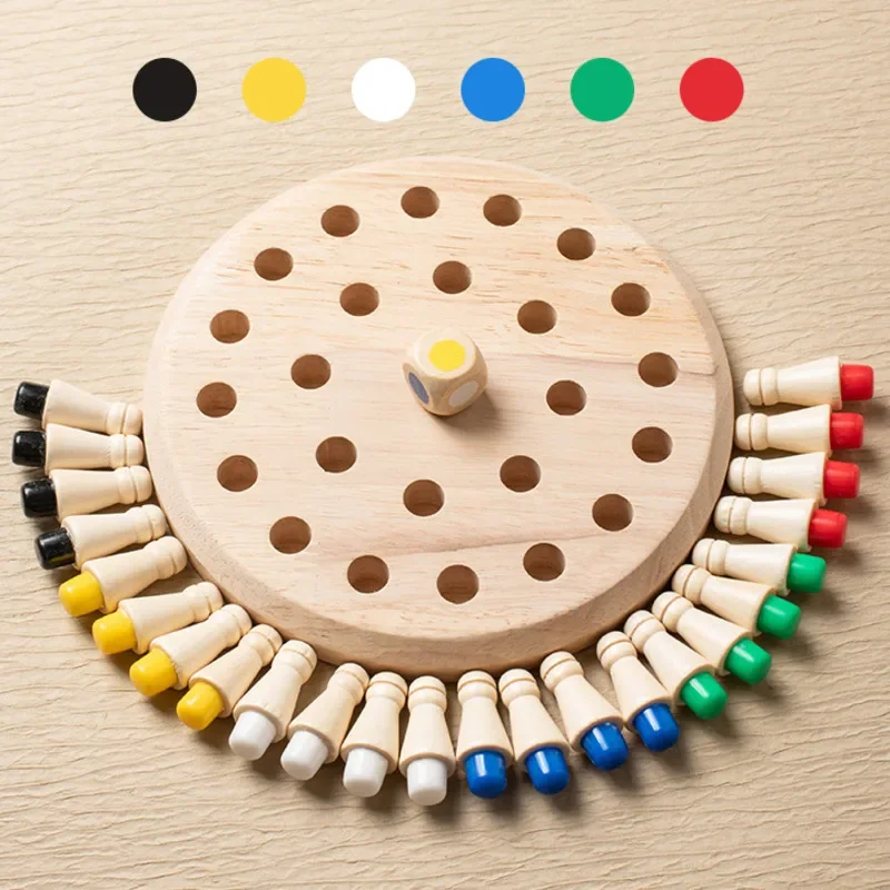 1PC Wooden Memory Match Stick  - огляд і ціна Board Game Of Life