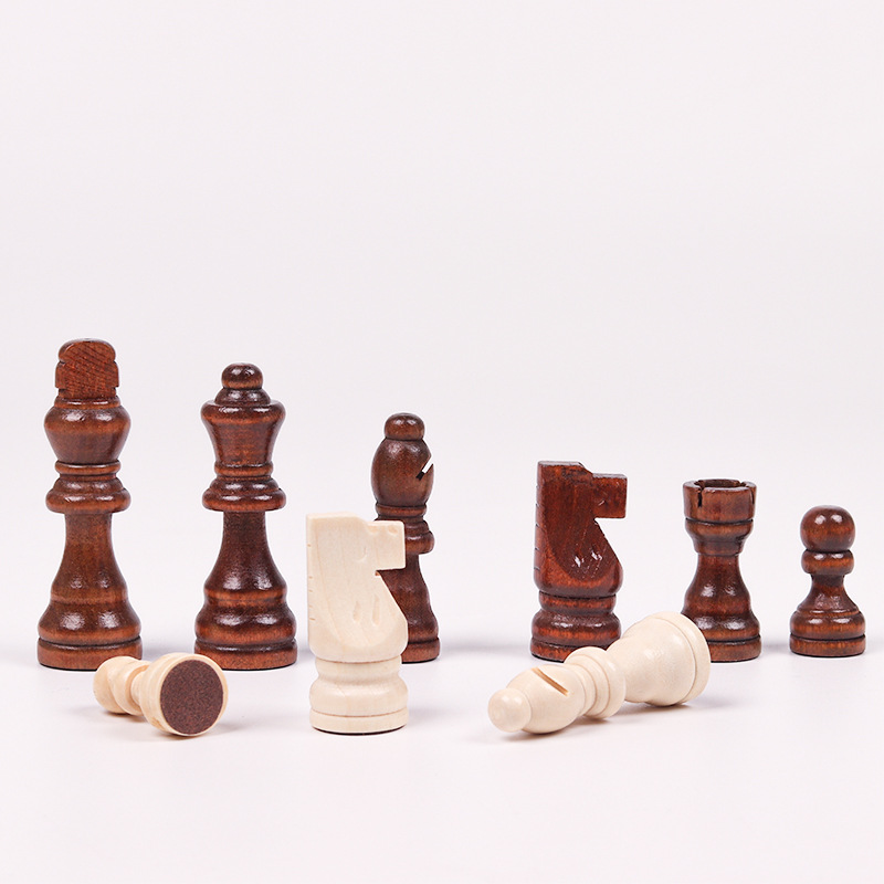32pcs Wooden Chess Pieces Comp - огляд і ціна Board Game Queen