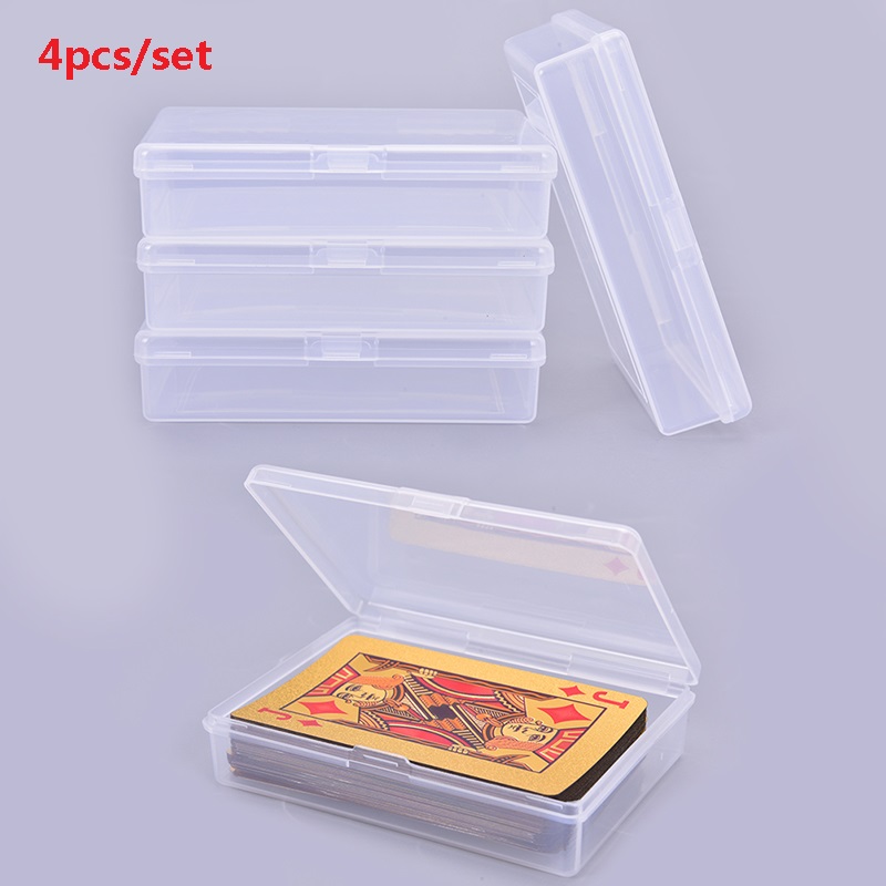 4PCS 10*7*2.4cm Transparent pl - огляд і ціна Board Game With Chips