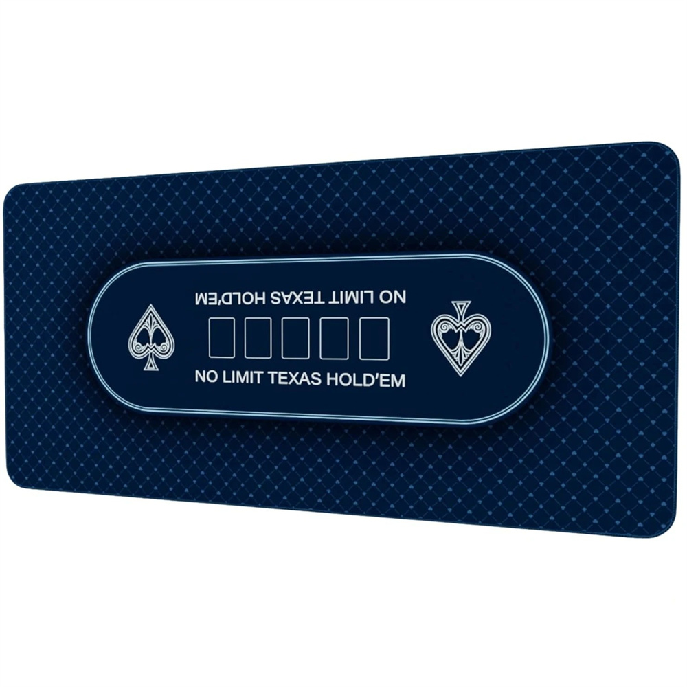 Texas Hold'em Table Mat  Rubbe - огляд і ціна Board Game With Chips