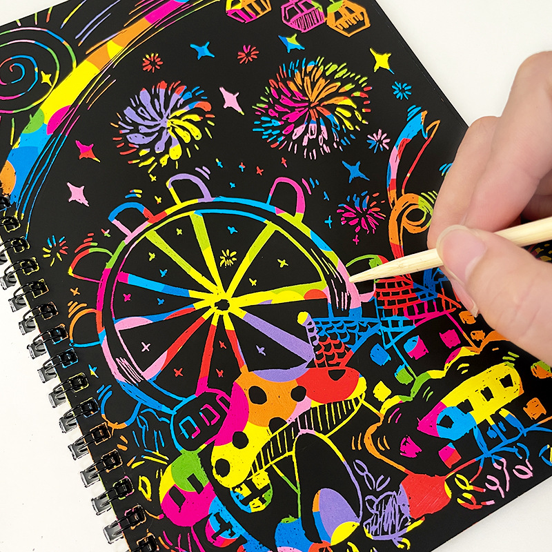 Rainbow Scratch Paper Note Chi - огляд і ціна Board Game Book